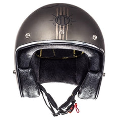 Casca open face motociclete MT Le Mans SV Outlander maro metalic/negru mat (ochelari soare integrati)