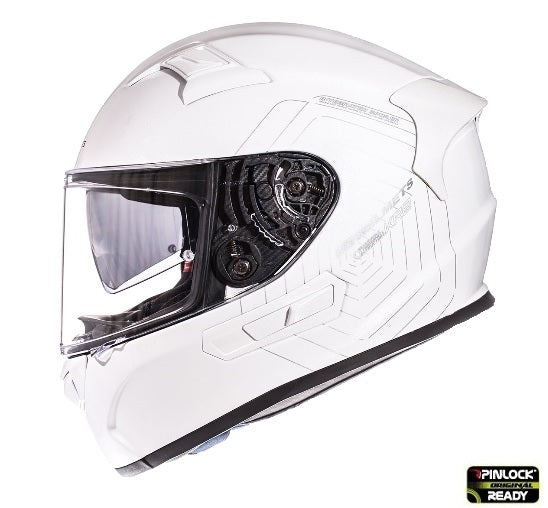Casca integrala motociclete MT KRE SV alb lucios (fibra sticla) – cu ochelari soare integrati