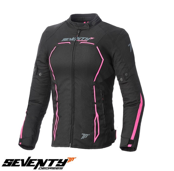 Geaca (jacheta) femei Racing Seventy vara/iarna model SD-JR67 culoare: negru/roz